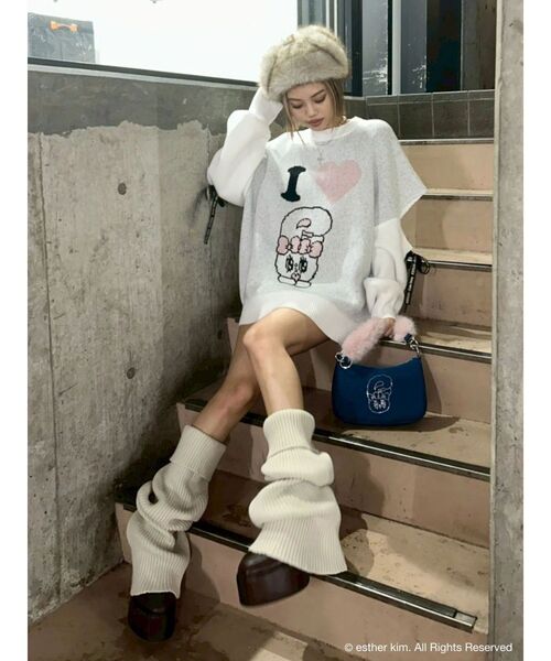 EVRIS(エヴリス)の「【Esther Bunny × EVRIS】バニーブリングハンドBAG(ハンドバッグ・レディース・インディゴブルー・FREE)」の15枚目の写真