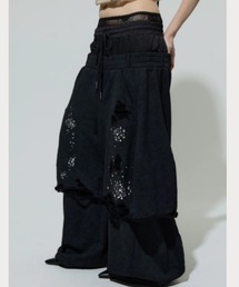 neith.（ネイス）の「neith./ネイス/Layered Crush Sweat Pants(Camo