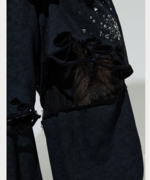 neith.(ネイス)の「neith./ネイス/Meteor Low-rise Sweat Pants(Black)(スウェットパンツ・レディース・ブラック・F)」の8枚目の写真