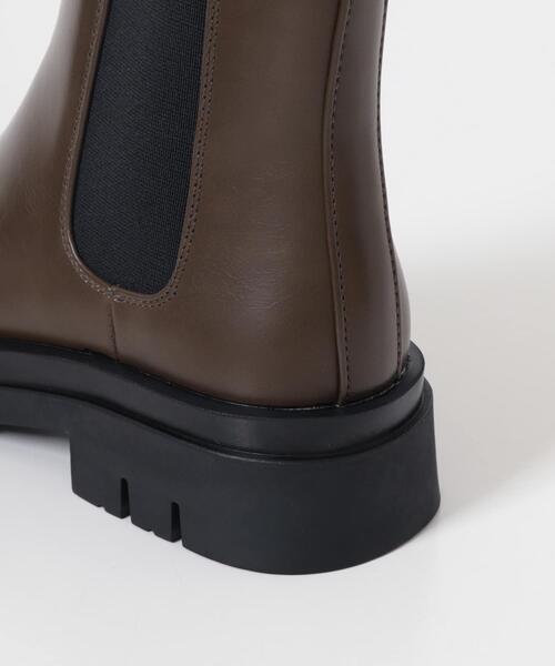ITEMS URBANRESEARCH（アイテムズ アーバンリサーチ）の「サイドゴアブーツ（ブーツ・レディース・ブラウン/ブラック・LARGE/MEDIUM/SMALL）」の17枚目の写真