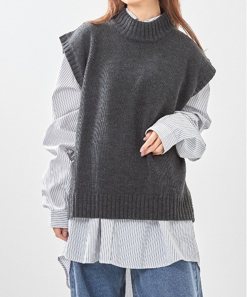 eyden着用　ballin人気ベスト 中々出回ってないです。 楽天市場】【SALE】ケレン ニット ベスト レディース KELEN DAWNI