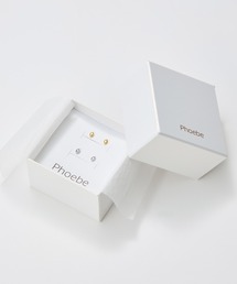 Phoebe（フィービィー）の「【SPECIAL SET】『金属アレルギー対応』メタルオーバルペアピアス/サージカルステンレス（ピアス（両耳用））」