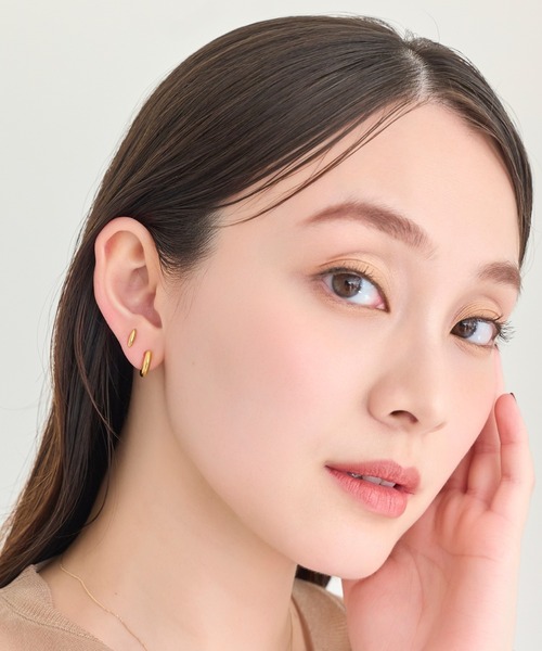 Phoebe(フィービィー)の「【SPECIAL SET】『金属アレルギー対応』メタルオーバルペアピアス/サージカルステンレス(ピアス(両耳用)・レディース・その他1/その他2・FREE)」の11枚目の写真