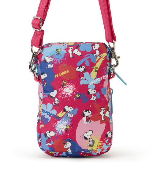 LeSportsac(レスポートサック)の「MINI PHONE BAG ピーナッツプレイタイム(ショルダーバッグ・レディース・ピンク・FREE)」の6枚目の写真
