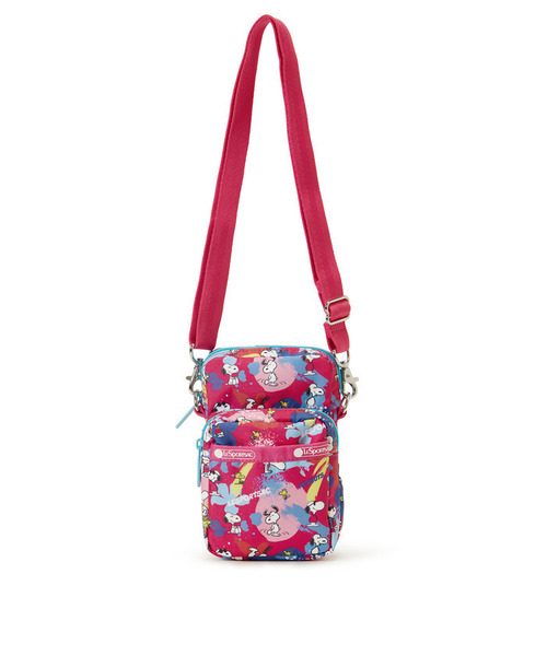 LeSportsac(レスポートサック)の「MINI PHONE BAG ピーナッツプレイタイム(ショルダーバッグ・レディース・ピンク・FREE)」の7枚目の写真