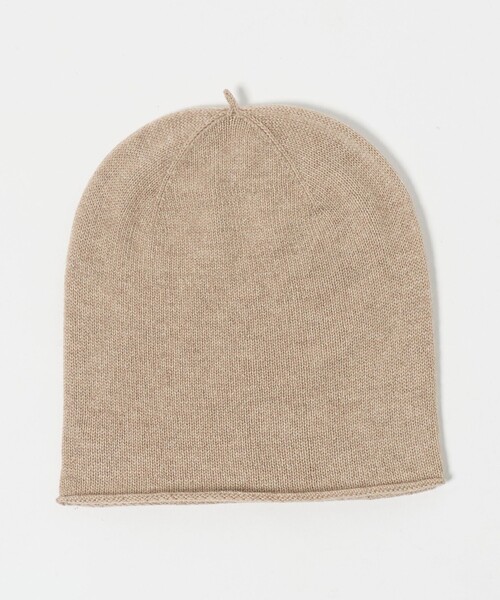 Steven Alan(スティーブンアラン)の「<Steven Alan>カシミヤ ロール ニットワッチ(ニットキャップ/ビーニー・レディース・ベージュ/ネイビー・FREE)」の3枚目の写真