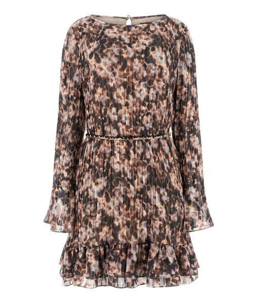 Long Sleeves Ilenia Pleat Dress ワンピース | GUESS(ゲス) JAPAN