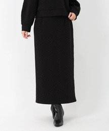 STRAWBERRY-FIELDS | ケーブルジャージⅡ_ケーブルジャージストレートスカート(スカート)