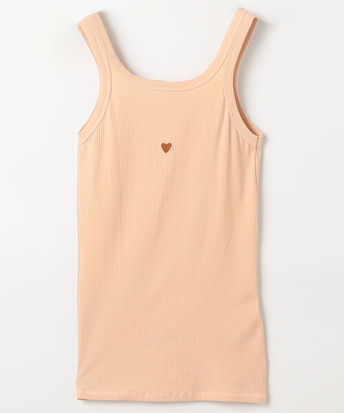 baserange ベースレンジ S タンクトップ ハート BASERANGE/ベースレンジ Heart タンクトップ - ファインオーガニック