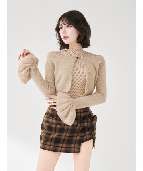 アンサンブルシャギーニットトップス（ニット/セーター）｜Darich