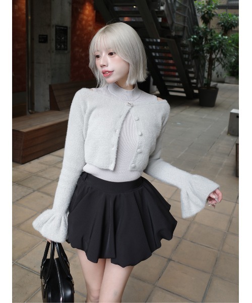 アンサンブルシャギーニットトップス（ニット/セーター）｜Darich