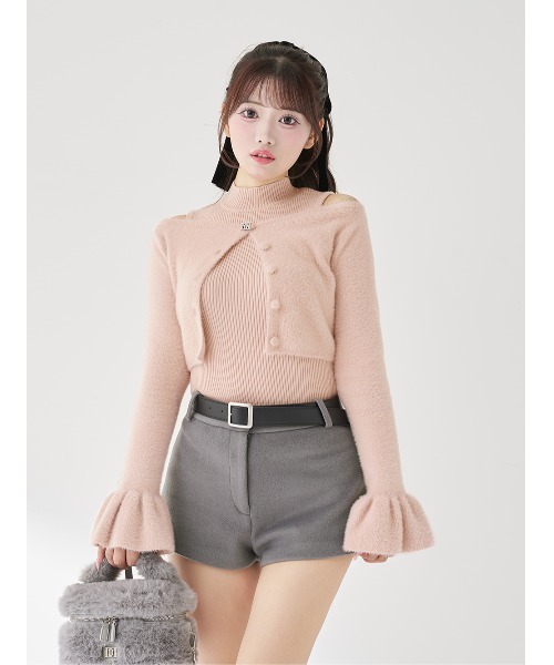 アンサンブルシャギーニットトップス（ニット/セーター）｜Darich