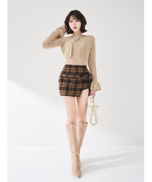 アンサンブルシャギーニットトップス（ニット/セーター）｜Darich