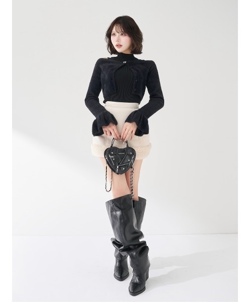 アンサンブルシャギーニットトップス（ニット/セーター）｜Darich