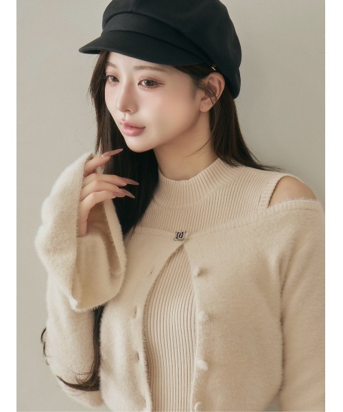 アンサンブルシャギーニットトップス（ニット/セーター）｜Darich