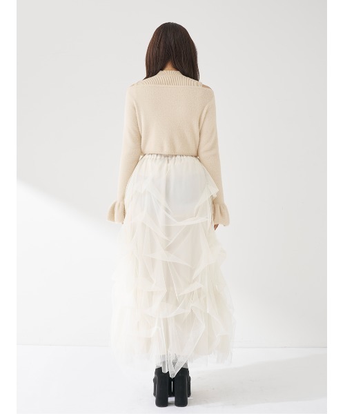 アンサンブルシャギーニットトップス（ニット/セーター）｜Darich