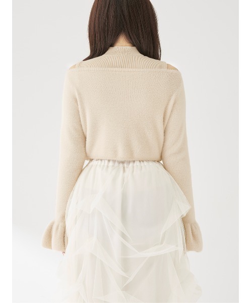 アンサンブルシャギーニットトップス（ニット/セーター）｜Darich