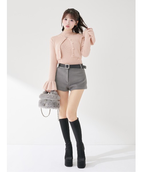 新品 Darich ダーリッチ アンサンブルシャギーニットトップス アンサンブルシャギーニットトップス（ニット/セーター）｜Darich