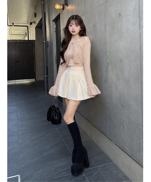 アンサンブルシャギーニットトップス（ニット/セーター）｜Darich