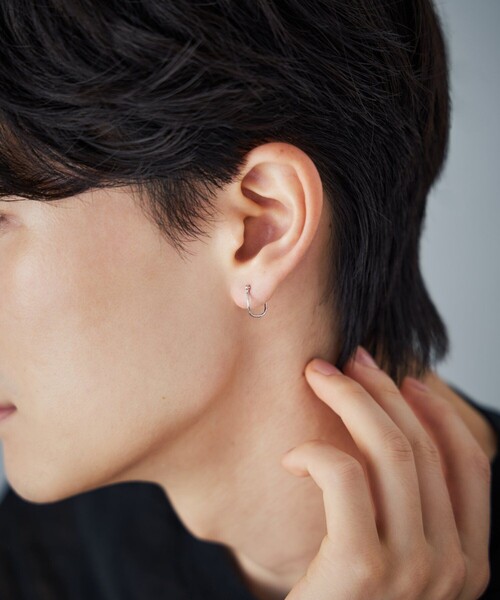 K10WG フープピアス ツイスト（ピアス（両耳用））｜Jouete