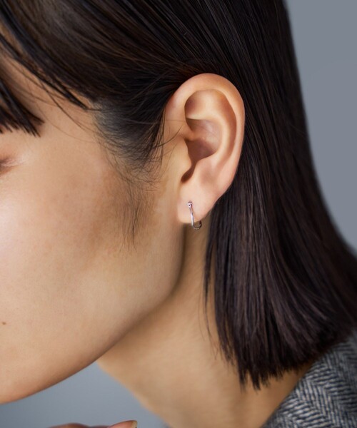 K10WG フープピアス ツイスト（ピアス（両耳用））｜Jouete