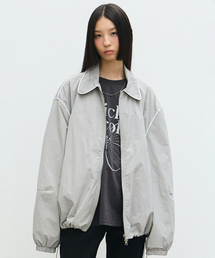TWO WAY WINDBREAKER JACKET_GRAY