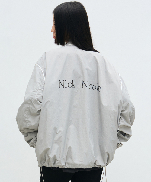 NICK&NICOLE(ニックアンドニコール)の「TWO WAY WINDBREAKER JACKET_GRAY(ナイロンジャケット・レディース・その他・FREE)」の2枚目の写真