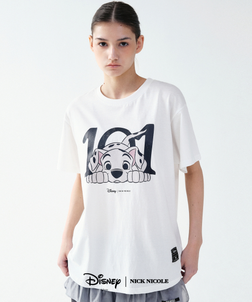 NICK&NICOLE(ニックアンドニコール)の「DISNEY 101 DALMATIAN DOG TOP_WHITE(Tシャツ/カットソー・レディース・その他・FREE)」の2枚目の写真