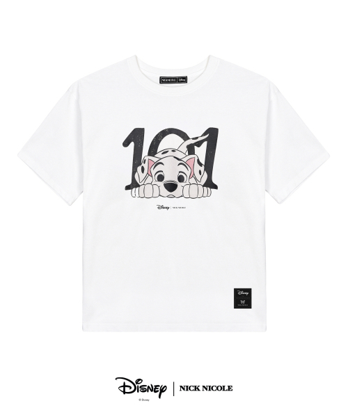NICK&NICOLE(ニックアンドニコール)の「DISNEY 101 DALMATIAN DOG TOP_WHITE(Tシャツ/カットソー・レディース・その他・FREE)」の4枚目の写真