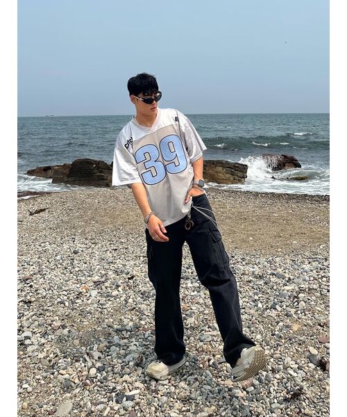 GAKKAI UNIONS(ガッカイユニオンズ)の「ワイドデニムカーゴパンツブラック(デニムパンツ・レディース・その他・SMALL/MEDIUM/LARGE)」の10枚目の写真