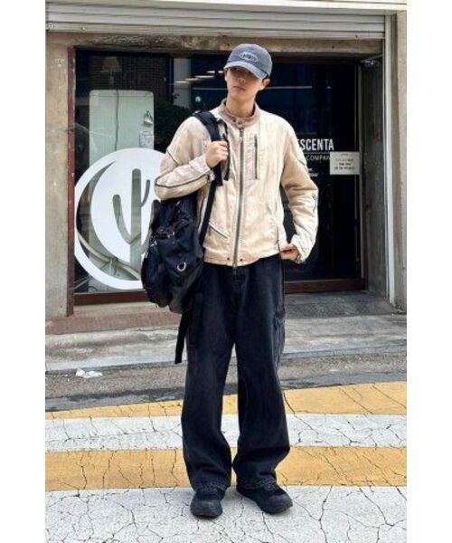 GAKKAI UNIONS(ガッカイユニオンズ)の「ワイドデニムカーゴパンツブラック(デニムパンツ・レディース・その他・SMALL/MEDIUM/LARGE)」の12枚目の写真