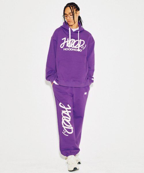 HOODHOOD（フッドフッド）の「シグニチャーロゴスウェットパンツパープル（スウェットパンツ・メンズ・その他・MEDIUM/LARGE/X-LARGE）」の5枚目の写真
