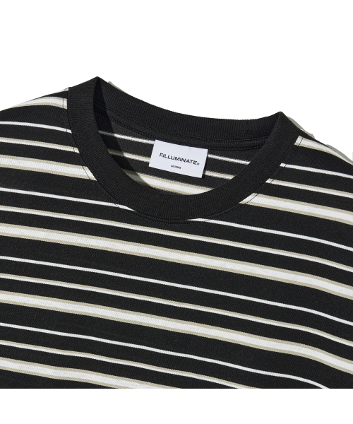 F.ILLUMINATE(フィルミネイト)の「モノラインストライプTシャツ-ブラック(Tシャツ/カットソー・レディース・その他・SMALL/MEDIUM/LARGE)」の11枚目の写真