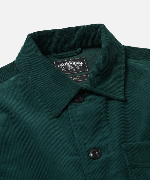 FRIZMWORKS(フリズムワークス)の「CORDUROY FRENCH WORK JACKET _ DARK GREEN(その他アウター・メンズ・その他・LARGE/X-LARGE/SMALL/MEDIUM)」の4枚目の写真