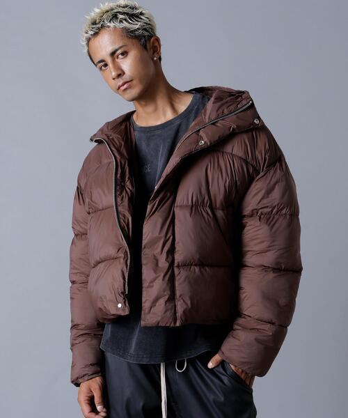 DANKE SCHON（ダンケシェーン）の「DankeSchon/ダンケシェーン/高密度NYLON HOODED BLOUSON（ブルゾン・レディース・ホワイト/ブラック/ブラウン・M/S/L）」の3枚目の写真