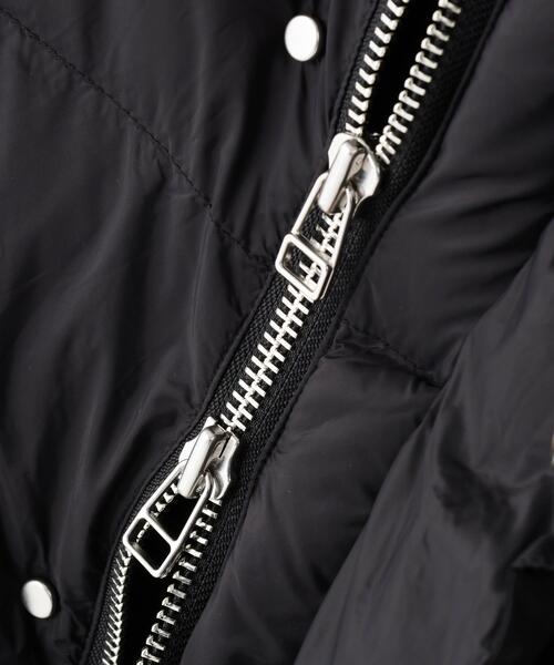DANKE SCHON（ダンケシェーン）の「DankeSchon/ダンケシェーン/高密度NYLON HOODED BLOUSON（ブルゾン・レディース・ホワイト/ブラック/ブラウン・M/S/L）」の9枚目の写真