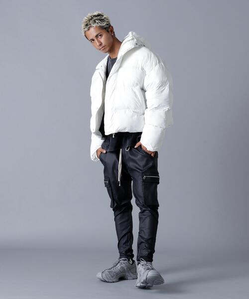 DANKE SCHON（ダンケシェーン）の「DankeSchon/ダンケシェーン/高密度NYLON HOODED BLOUSON（ブルゾン・レディース・ホワイト/ブラック/ブラウン・M/S/L）」の20枚目の写真