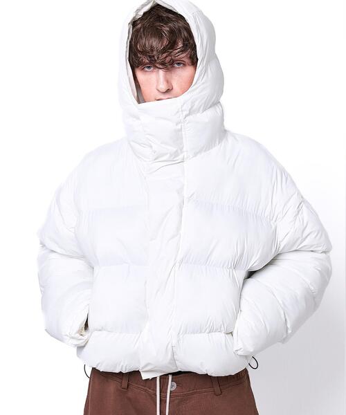 DANKE SCHON（ダンケシェーン）の「DankeSchon/ダンケシェーン/高密度NYLON HOODED BLOUSON（ブルゾン・レディース・ホワイト/ブラック/ブラウン・M/S/L）」の22枚目の写真