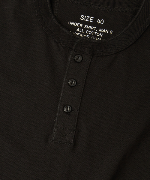 OUTSTANDING（アウトスタンディング）の「[2PACK] HENLEY NECK HALF SLEEVE TEE_OFF WHITE/BLACK（Tシャツ/カットソー・レディース・その他・SMALL/LARGE/MEDIUM）」の15枚目の写真