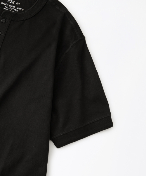 OUTSTANDING（アウトスタンディング）の「[2PACK] HENLEY NECK HALF SLEEVE TEE_OFF WHITE/BLACK（Tシャツ/カットソー・レディース・その他・SMALL/LARGE/MEDIUM）」の14枚目の写真