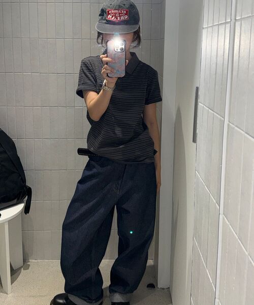 SLOWACID（スローアシッド）の「バックロゴデニムパンツ[インディゴ]（デニムパンツ・レディース・その他・SMALL/MEDIUM/LARGE）」の13枚目の写真