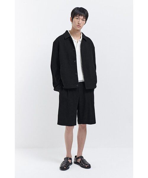 MUSINSA STANDARD（ムシンサスタンダード）の「ケーブルニットポロシャツ [アイボリー]（ニット/セーター・メンズ・その他・XX-LARGE/LARGE/X-LARGE）」の9枚目の写真