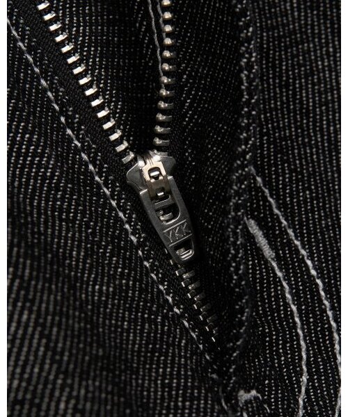 TOFFEE(トフィー)の「ナチュラルリネンデニムワイドパンツ (WASHED BLACK)(デニムパンツ・メンズ・その他・SMALL/MEDIUM/LARGE/X-LARGE)」の17枚目の写真