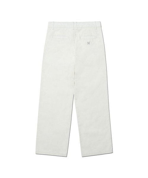NOMANUAL(NOMANUAL)の「HALF & HALF CORDUROY PANTS - WHITE(その他パンツ・レディース・その他・LARGE/SMALL/MEDIUM)」の2枚目の写真