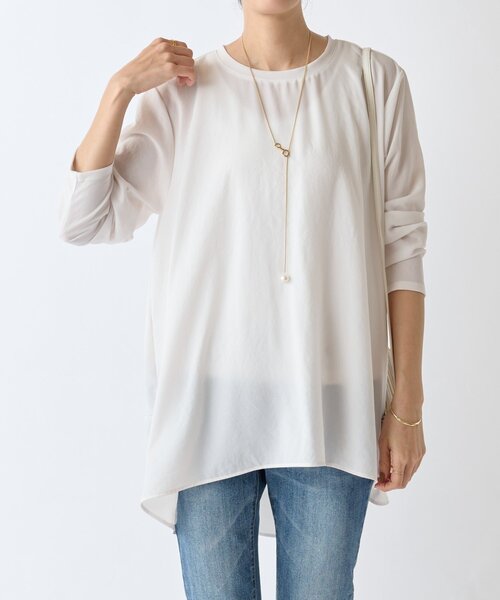 セール】後ろドレープTブラウス（シャツ/ブラウス）｜BEARDSLEY