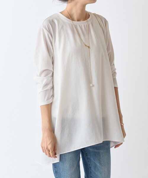 セール】後ろドレープTブラウス（シャツ/ブラウス）｜BEARDSLEY