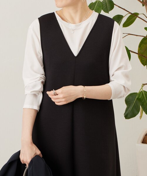 BEARDSLEY（ビアズリー）の「後ろドレープTブラウス（シャツ/ブラウス・レディース・ホワイト・1/0）」の9枚目の写真