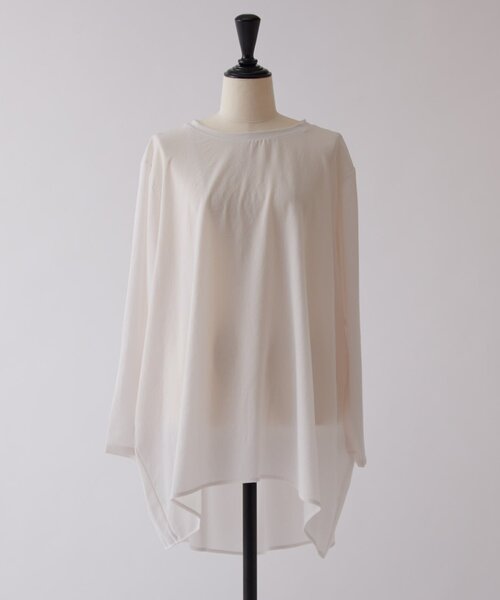 BEARDSLEY（ビアズリー）の「後ろドレープTブラウス（シャツ/ブラウス・レディース・ホワイト・1/0）」の7枚目の写真