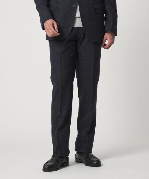 A DAY IN THE LIFE UNITED ARROWS（アデイインザライフユナイテッドアローズ）の「ホームスパン ネイビースラックス-セットアップ対応-＜A DAY IN THE LIFE＞（スラックス・メンズ・ネイビー・S/XL/M/L）」の2枚目の写真