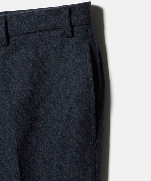 A DAY IN THE LIFE UNITED ARROWS（アデイインザライフユナイテッドアローズ）の「ホームスパン ネイビースラックス-セットアップ対応-＜A DAY IN THE LIFE＞（スラックス・メンズ・ネイビー・S/XL/M/L）」の9枚目の写真